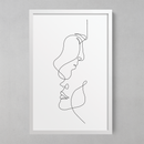 Quadro Decorativo Linhas - Em Canvas