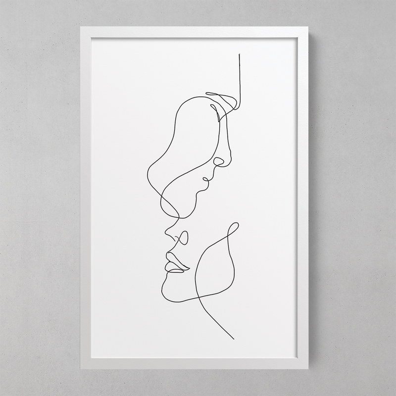 Quadro Decorativo Linhas - Em Canvas