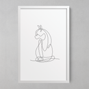 Quadro Decorativo Linhas - Em Canvas