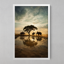 Quadro Decorativo Elefante- Em Canvas