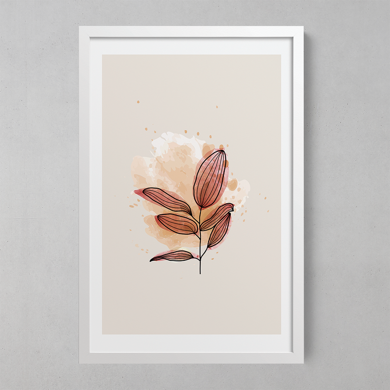 Quadro Decorativo PLANTAS ABSTRATAS- Em Canvas