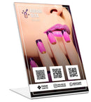 DISPLAY DE PVC SO FRENTE TIPO L