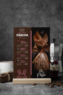 Cardápio de PVC Frente e Verso A4