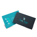 Cartão de Visita com Verniz Localizado e Laminação Fosca