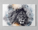 Quadro Decorativo  Leões  - Em Canvas