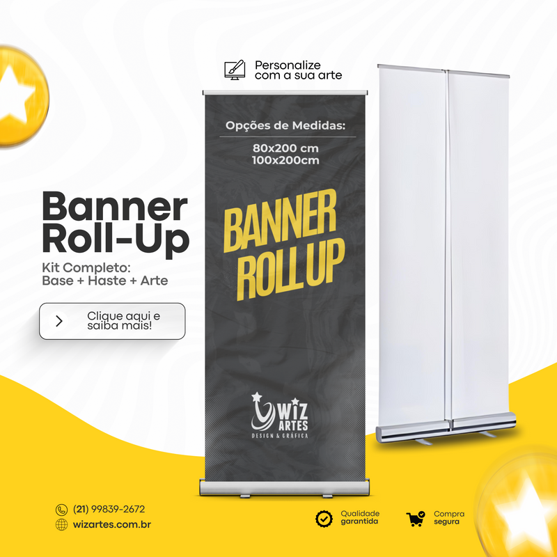 Banner Roll Up 100x200cm m²