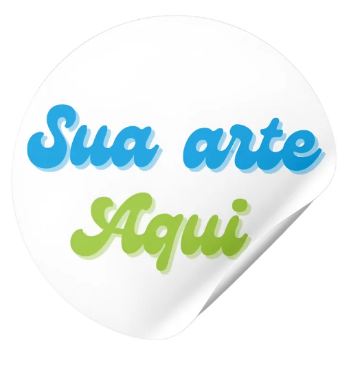 Etiquetas Adesivo Redondo 6x6