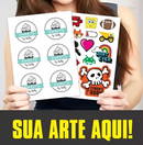 Etiquetas Adesivo Redondo 6x6