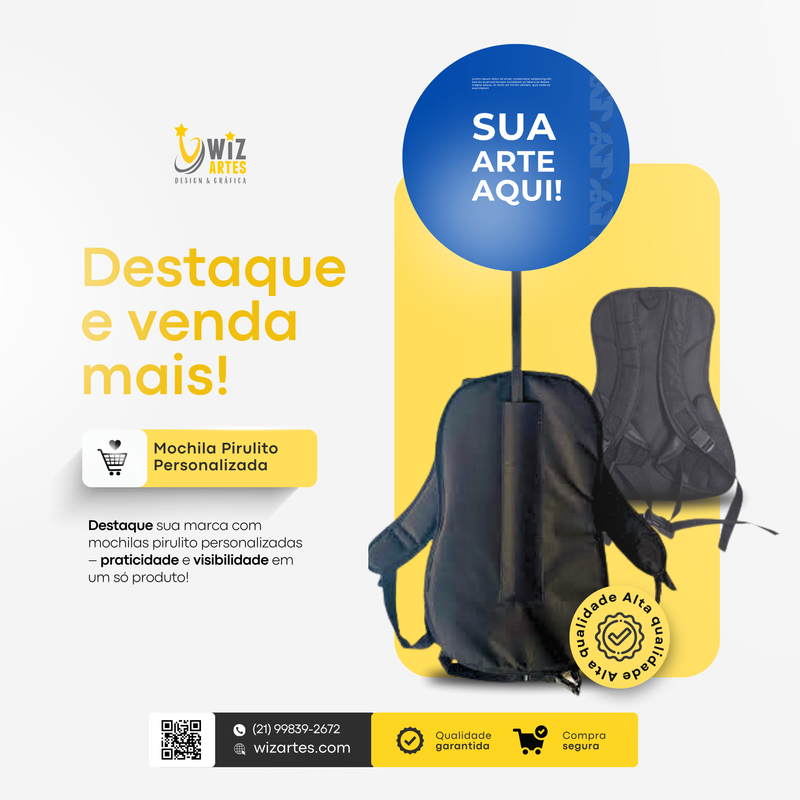 Mochila Banner Pirulito