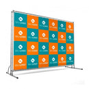 Painel em Faixa Backdrop com ilhós