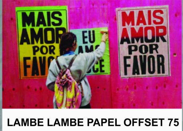 Lambe lambe cartaz Minimo 20m²