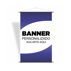 BANNER LONA    Bastão, cordão e ponteira 