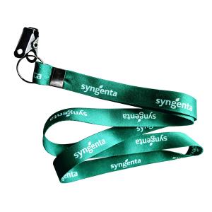 Cordão personalizado 15mm poliéster 85x15mm 4x4  terminal jacaré ou mosquetão 