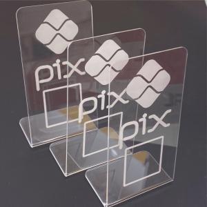 PLACA PIX, INSTA, WIFI EM ACRÍLICO      